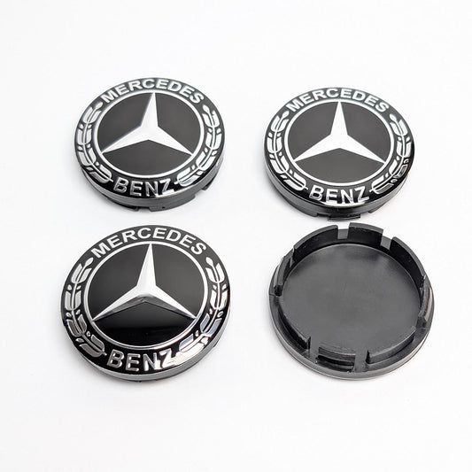 Mercedes Felgendeckel 51mm Klammerdurchmesser Rückseite Clips