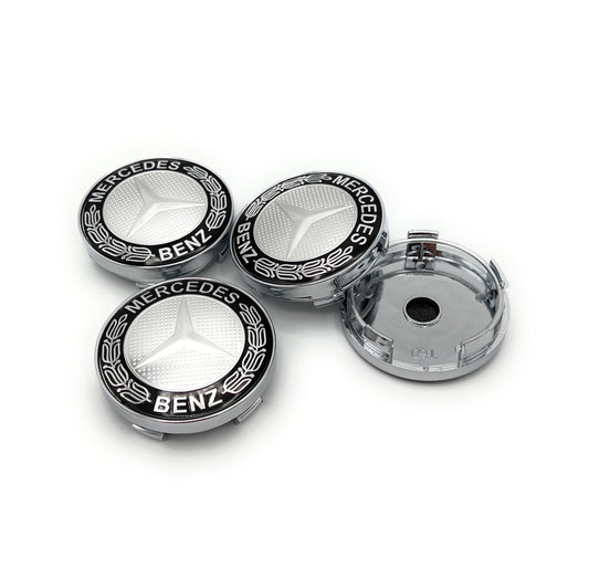 Abdeckkappe-x470-mercedes-nabendeckelChrom-Nabenkappen für Luxusautos
