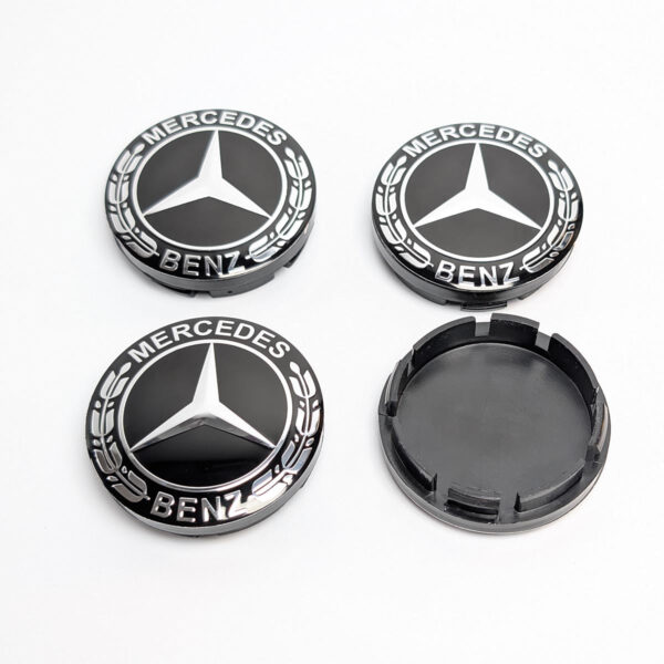 Mercedes Felgendeckel 51mm Klammerdurchmesser Rückseite Clips