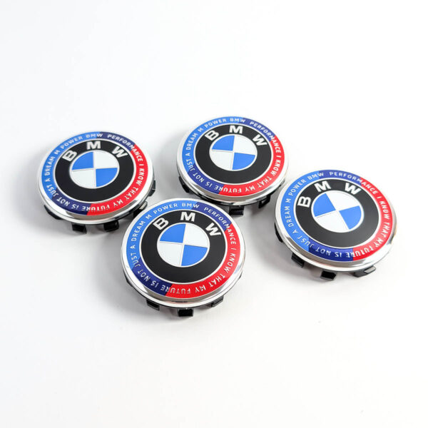 BMW M Performance Nabendeckel 56mm mit M Farben