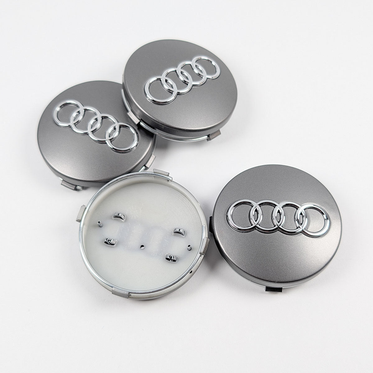 Detailansicht Radnabenabdeckung Audi 60mm Außendurchmesser 57mm Innen