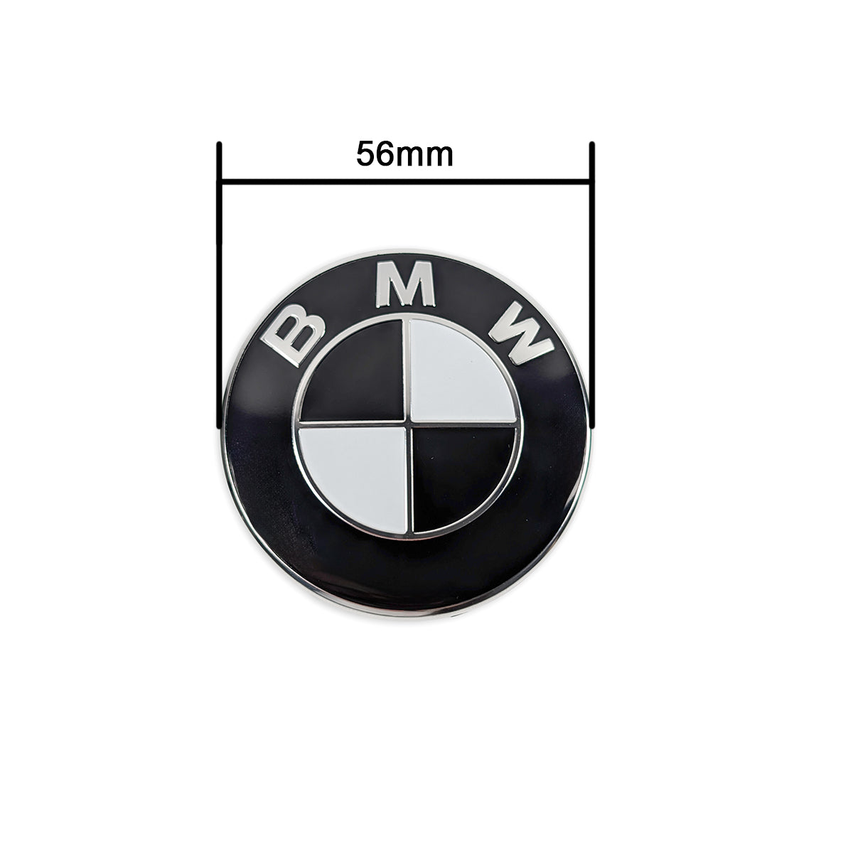 logo emblem nabenkappen 56mm bme