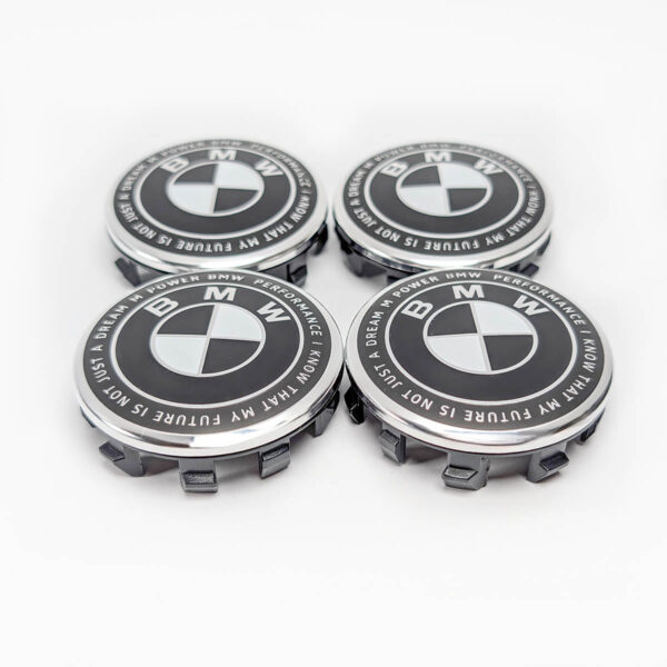 BMW M Emblem 50 Jahre Jubiläum Nabendeckel Set