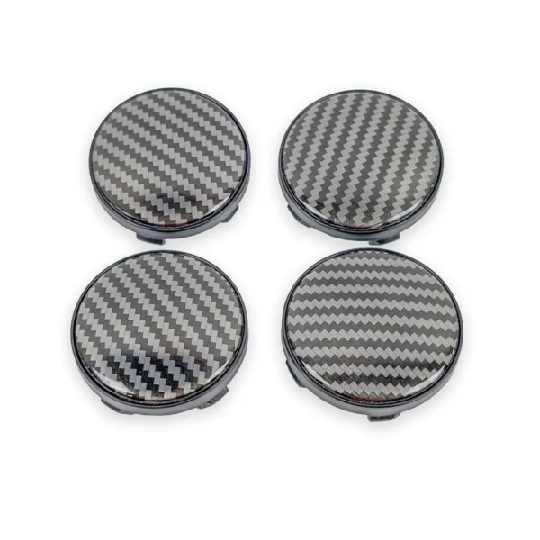 schwarze kappen carbon optik 60mm aussendurschmesser 57mm innen