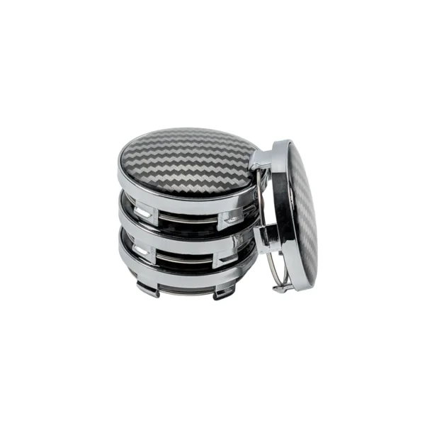 60 57mm nabenkappen ssilber carbon look