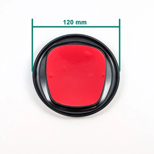 Rückseite Fiat Plakette mit Klebefläche 120mm