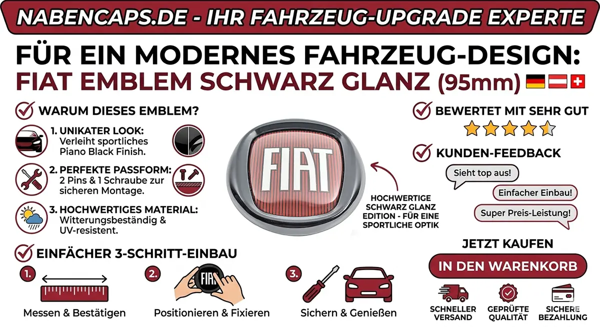 banner emblemme fiat 500 panda punto doblo multipla croma sedici