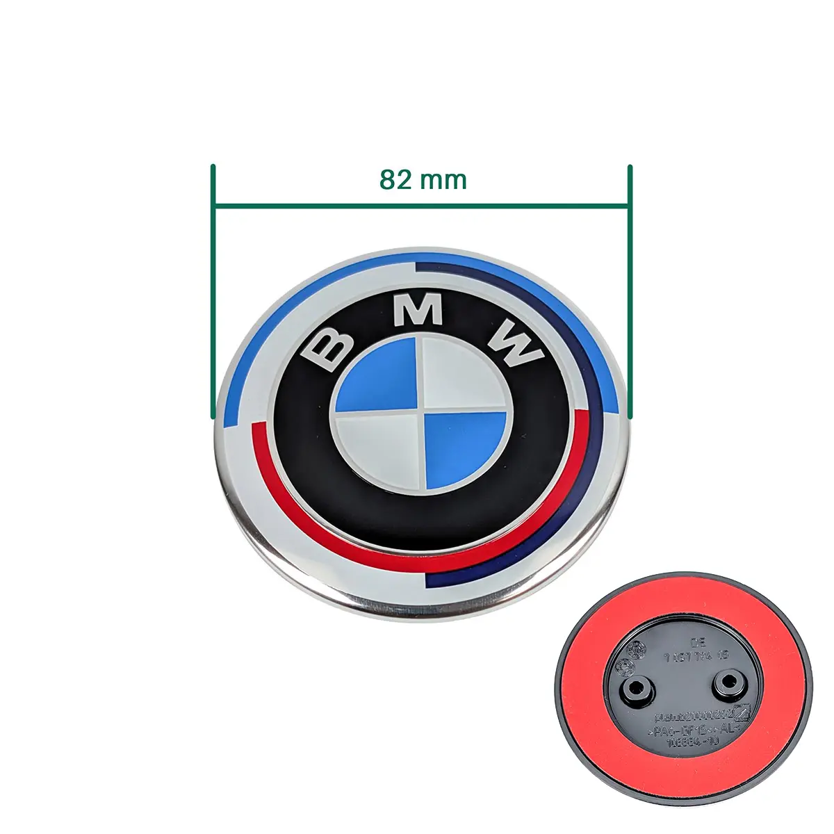 BMW emblem Plakette Logo 82mm 50 Jahre M