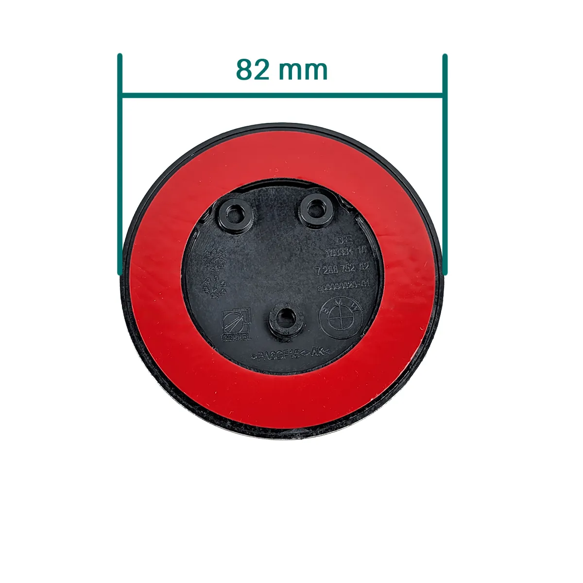 82mm Durchmesser ausmessen fuer BMW Emblem 3pin Befestigung