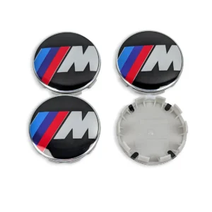 BMW M Nabenkappen 68mm Felgendeckel M Sport 4er Set