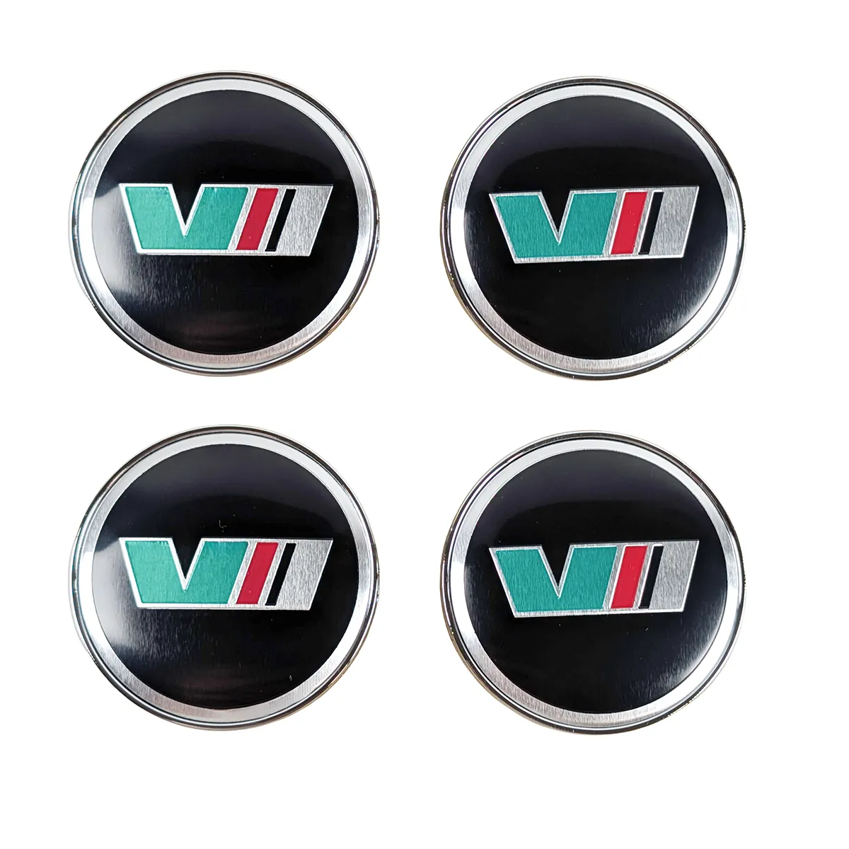 Skoda Nabenkappen 60mm Nabendeckel vRS Sport Set