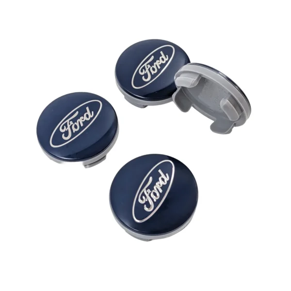 Dunkelblaue Felgendeckel für Ford Alufelgen mit Teilenummer 6M21-1003-AA