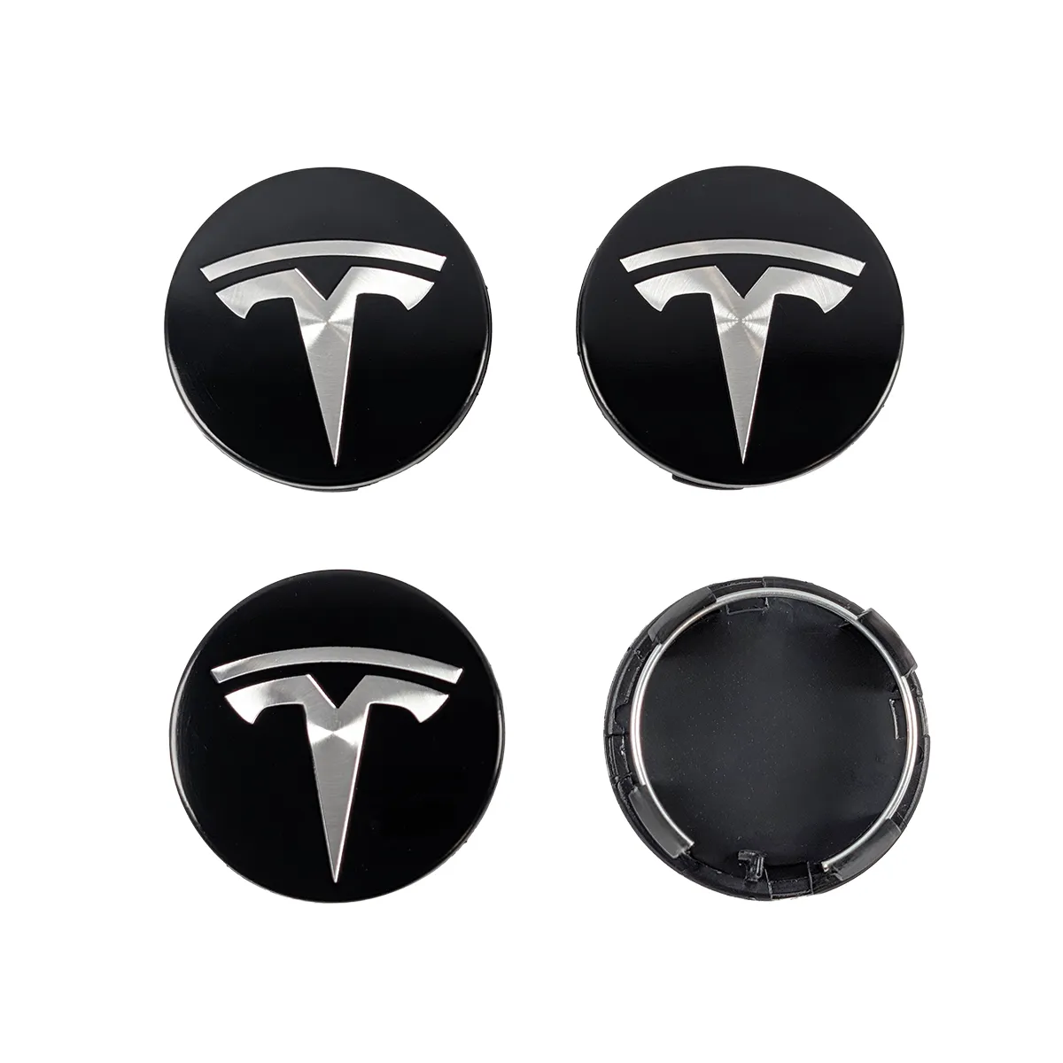 Nabendeckel Set 56mm passend fuer Tesla