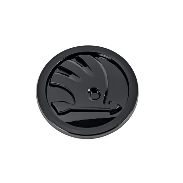 Auto Emblem 80mm in Glanzschwarz Piano Black Look